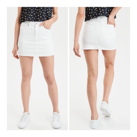 American Eagle High Rise Mini Jean Skirt/Sz:6/NWT - Picture 1 of 12